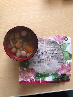 簡単☆ライスペーパー入りダイエットスープ-レシピのメイン写真