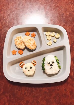 わんわんプレート-レシピのメイン写真