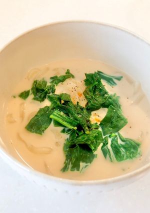 レンジで!簡単すぎるピリ辛豆乳うどん-レシピのメイン写真