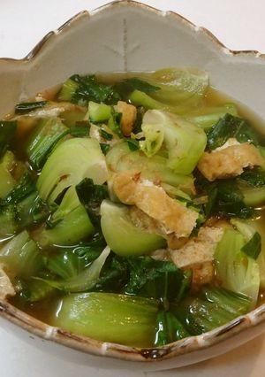チンゲン菜の煮びたし≪学校給食≫-レシピのメイン写真