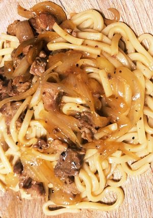 ちょっとこってり焼きうどん-レシピのメイン写真