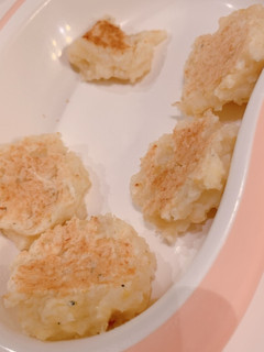 離乳食後期☆おかゆであまじょっぱいおやき-レシピのメイン写真