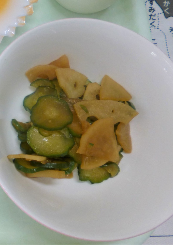 簡単給食　手作り福神漬け-レシピのメイン写真