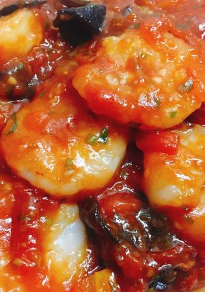 トマト缶で海老チリ-レシピのメイン写真