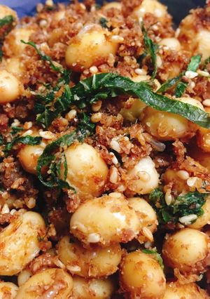 高たんぱく！煎り大豆の鰹節和え-レシピのメイン写真
