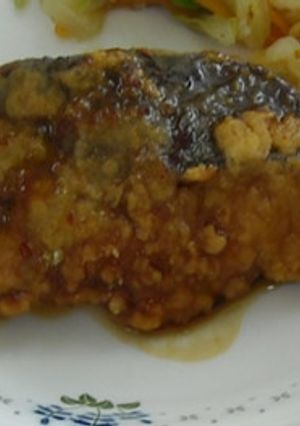 簡単給食　鰆のピリ辛ソースかけ-レシピのメイン写真