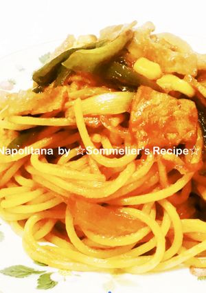 スパゲティナポリタン☆喫茶店の味♡簡単！-レシピのメイン写真