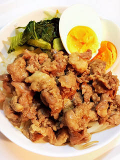 お安い豚コマをレンジで!ルーロー飯風豚丼-レシピのメイン写真