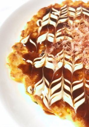 ふわっと豆腐お好み焼き★うどんアレンジ-レシピのメイン写真