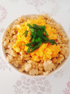 親子のそぼろ丼-レシピのメイン写真