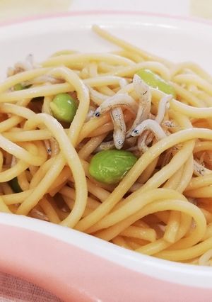 超簡単！レンジdeしらすと枝豆のパスタ-レシピのメイン写真