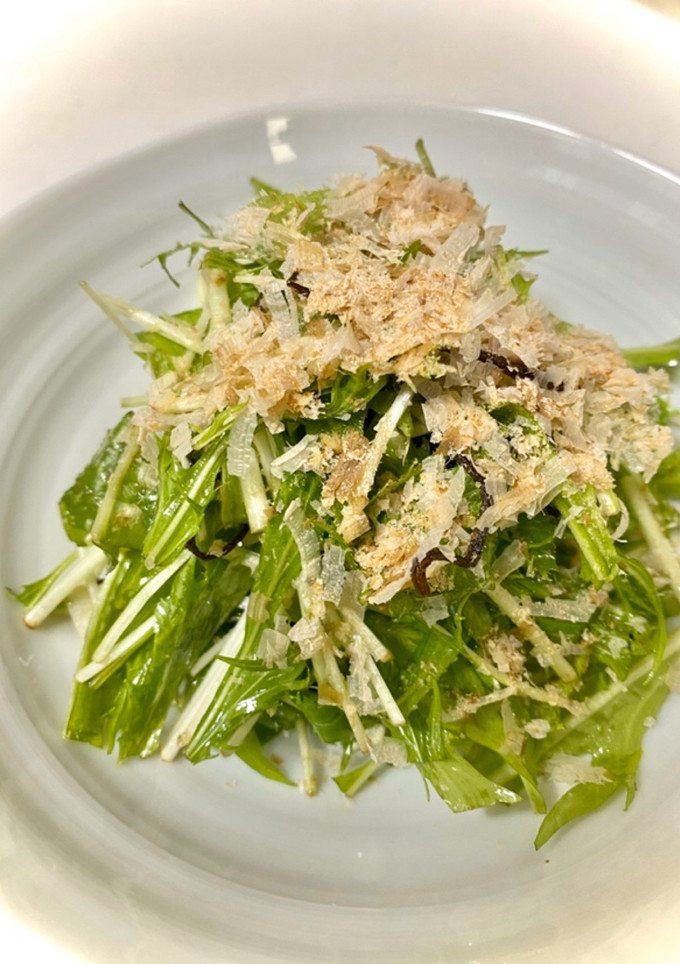 水菜と塩昆布のナムル風-レシピのメイン写真