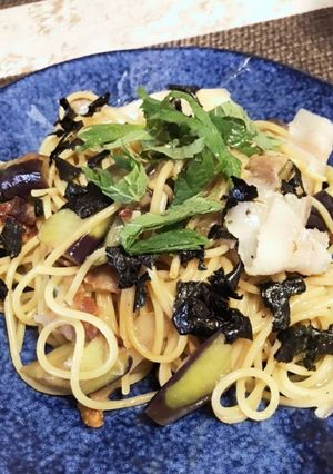 豚肉と茄子の和風パスタ-レシピのメイン写真