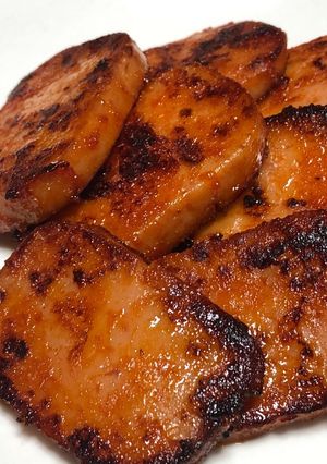 ビールに！魚肉ハンバーグのケチャップ炒め-レシピのメイン写真