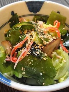 ワカメのさっぱりサラダ-レシピのメイン写真