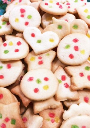 ミックスゼリーの型抜きクッキー-レシピのメイン写真