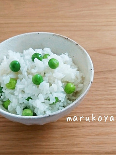 グリーンピースで春の豆ごはん-レシピのメイン写真