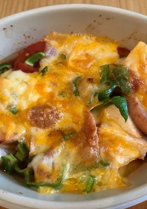 長芋のトマトチーズ焼き-レシピのメイン写真