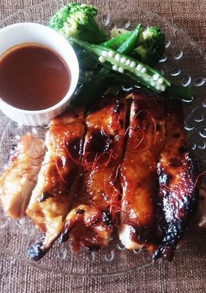 鶏モモ肉♪皮パリッ旨辛肉汁♥️今夜の夕飯-レシピのメイン写真