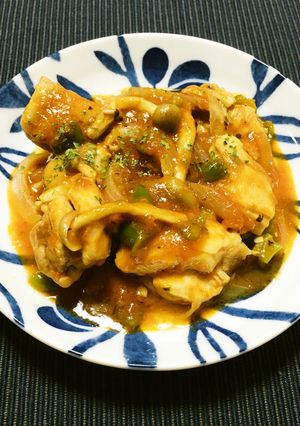 鶏もも肉のトマト煮込み-レシピのメイン写真