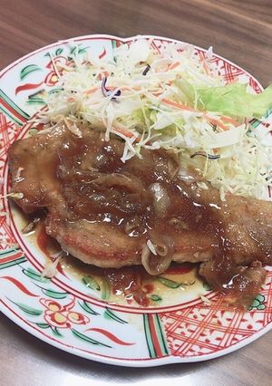 トンテキ肉で生姜焼き-レシピのメイン写真