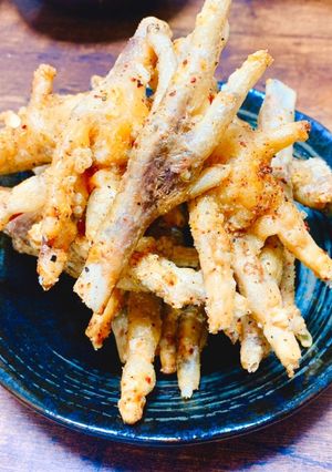 鶏もみじのカリカリ素揚げ〜旨辛粉で〜-レシピのメイン写真