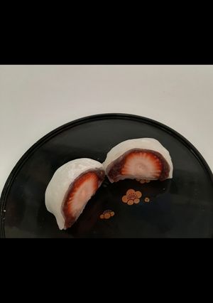 電子レンジで簡単♪いちご大福レシピ♡-レシピのメイン写真