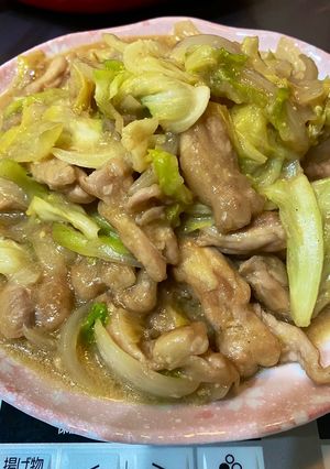 せせりとキャベツの味噌炒め-レシピのメイン写真