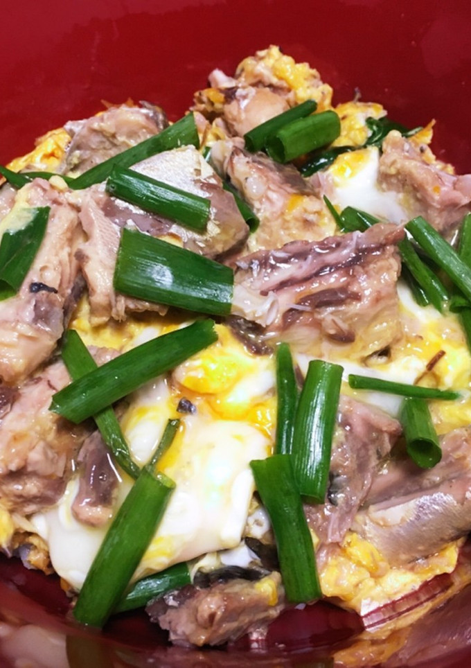 超簡単＆節約♪鯖の水煮缶の卵とじ丼-レシピのメイン写真