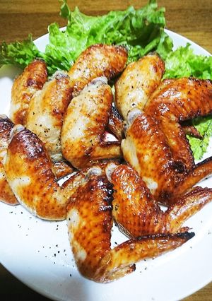 手羽先の黒こしょう焼き-レシピのメイン写真