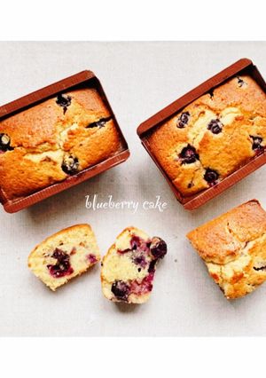 FPで作るブルーベリーケーキ-レシピのメイン写真