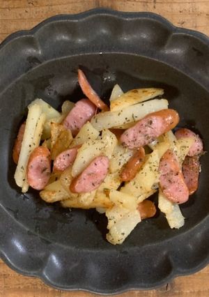 ソーセージでジャーマンポテト風-レシピのメイン写真