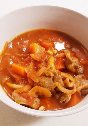 ラム肉のトマトハーブ煮込み-レシピのメイン写真