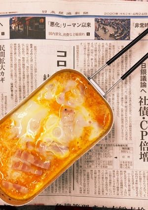 メスティンで作る簡単オムライス-レシピのメイン写真