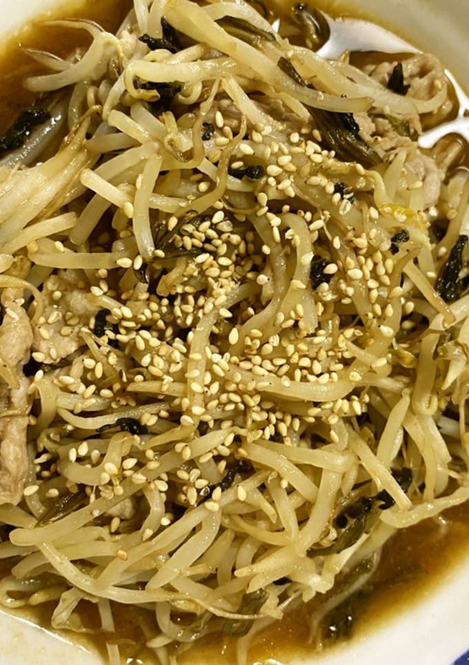 レンジで簡単⭐︎豚もやしのオイスター蒸し-レシピのメイン写真