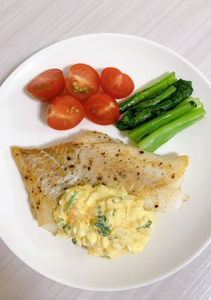 ダイエットに最適な魚＊タラのソテー-レシピのメイン写真