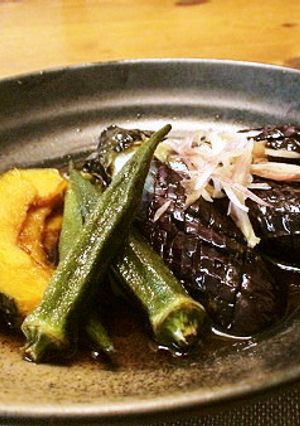 ＊ひんやり美味しい＊夏野菜の揚げ浸し＊-レシピのメイン写真