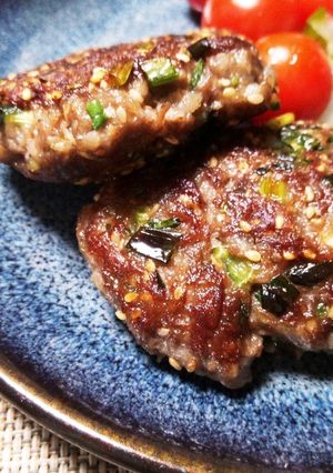 和風テイスト＊牛こまハンバーグ-レシピのメイン写真