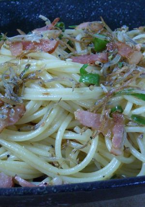 ランチ✿青唐辛子とじゃこのパスタ♪-レシピのメイン写真