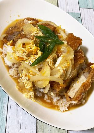 簡単！時短！一人前！つゆだくカツ丼-レシピのメイン写真