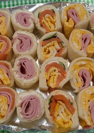 ロールサンドイッチ-レシピのメイン写真