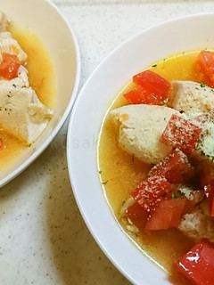 鶏むね肉のコンソメトマト煮-レシピのメイン写真