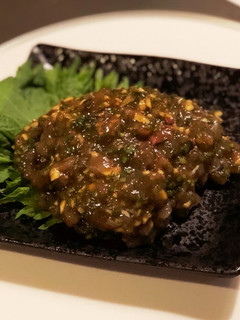 ストレス発散!あじのなめろう-レシピのメイン写真