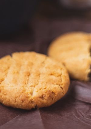 簡単チューイーなピーナッツバタークッキー-レシピのメイン写真