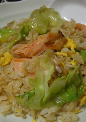 鮭チャーハン♪-レシピのメイン写真