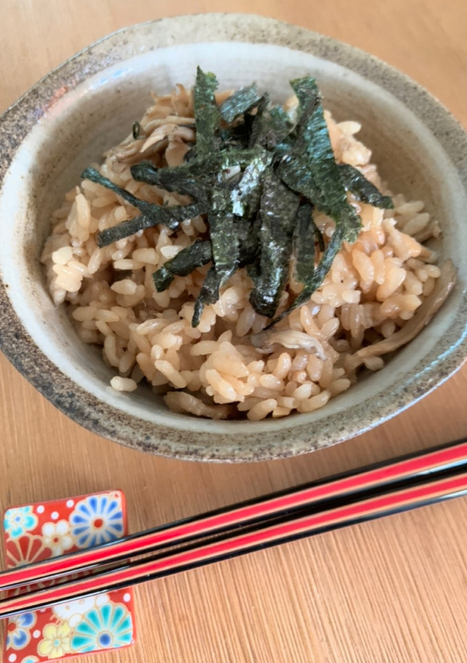 舞茸と豚肉の炊き込みご飯-レシピのメイン写真