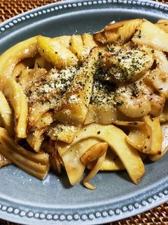 タケノコのバターポン酢炒め-レシピのメイン写真
