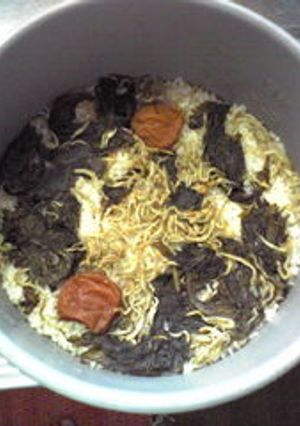 ポンポン入れるだけ♪梅シラス炊込飯♪-レシピのメイン写真
