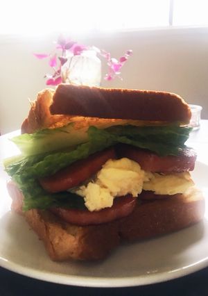 簡単☆スパムとたまごのトーストサンド-レシピのメイン写真