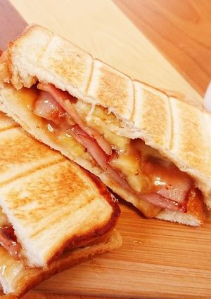 アメリカ人の味覚に挑戦！☆エルビスサンド-レシピのメイン写真